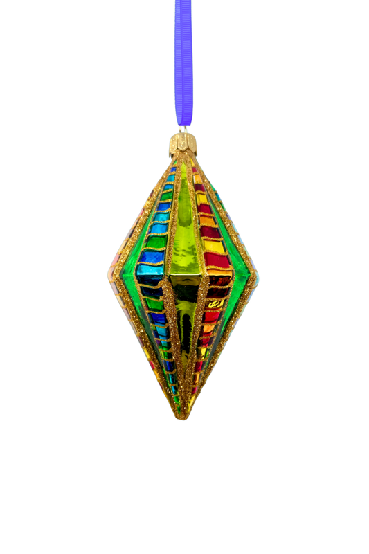 Bank Roll Bling Diamond Glass Ornament - Southlake Paws