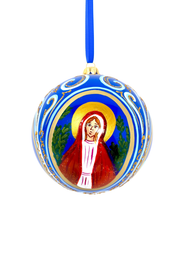 Byzantine Holiday Glass Bauble - Basilica
