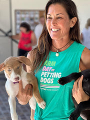 Arm Day = Petting Dogs Tank Top | Gift for Dog Lovers & Dog Moms