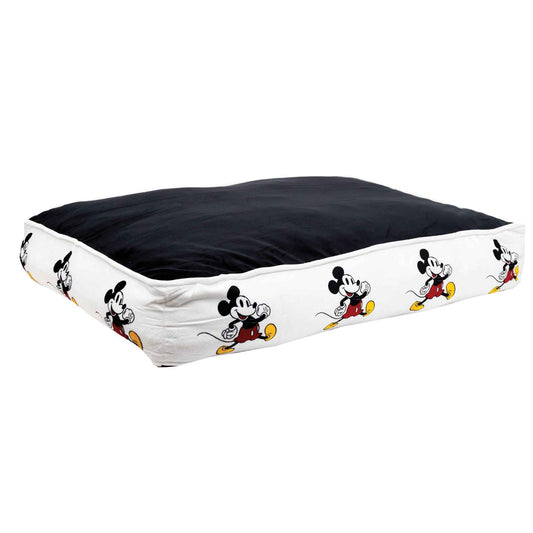 Rectangle Pet Bed - Mickey Mouse Walking Pose White