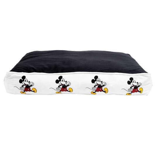 Rectangle Pet Bed - Mickey Mouse Walking Pose White