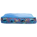 Load image into Gallery viewer, Rectangle Pet Bed - Stitch and Scrump Poses Blue
