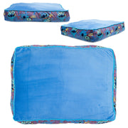 Rectangle Pet Bed - Stitch and Scrump Poses Blue