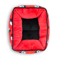 Load image into Gallery viewer, Cuddler Pet Bed - Mickey Mouse Expressions Scattered Red
