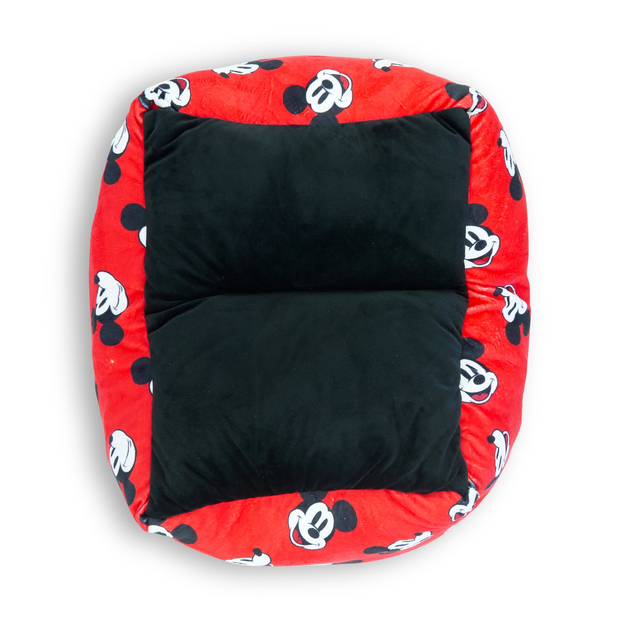 Cuddler Pet Bed - Mickey Mouse Expressions Scattered Red