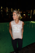 Load image into Gallery viewer, Good Things Come To Those Who Pet Dogs Crop Tank | Soft Made in USA Dog Mom Gift
