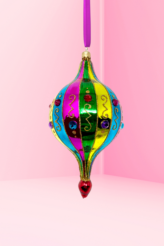 Big Top Polish Glass Bauble - Southlake Paws
