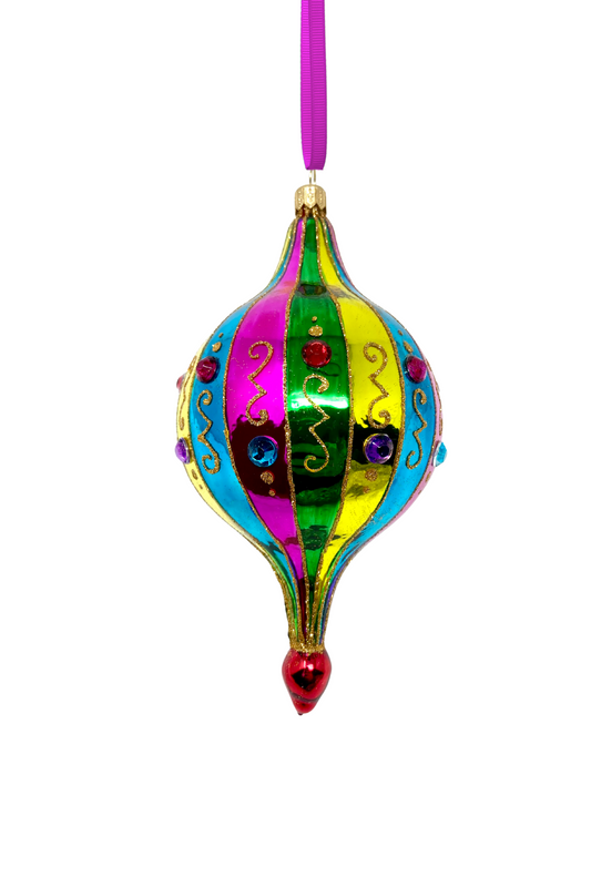 Big Top Polish Glass Bauble - Southlake Paws