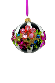 Midnight Gala Polish Glass Bauble