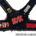 AC/DC Harness Black Denim