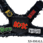 AC/DC Harness Black Denim