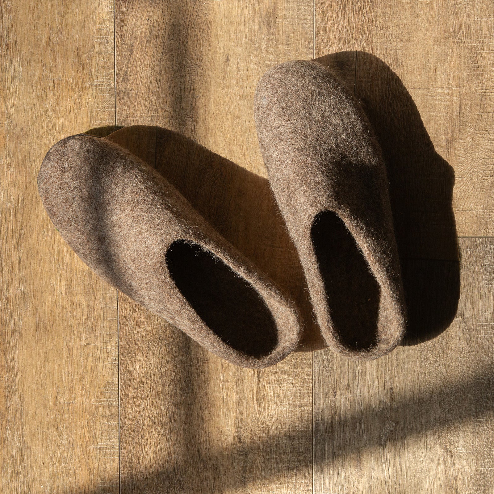 Earth Brown | Luxury Organic Merino Wool Slippers - Southlake Paws