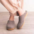 Load image into Gallery viewer, Earth Brown | Luxury Organic Merino Wool Slippers - Southlake Paws
