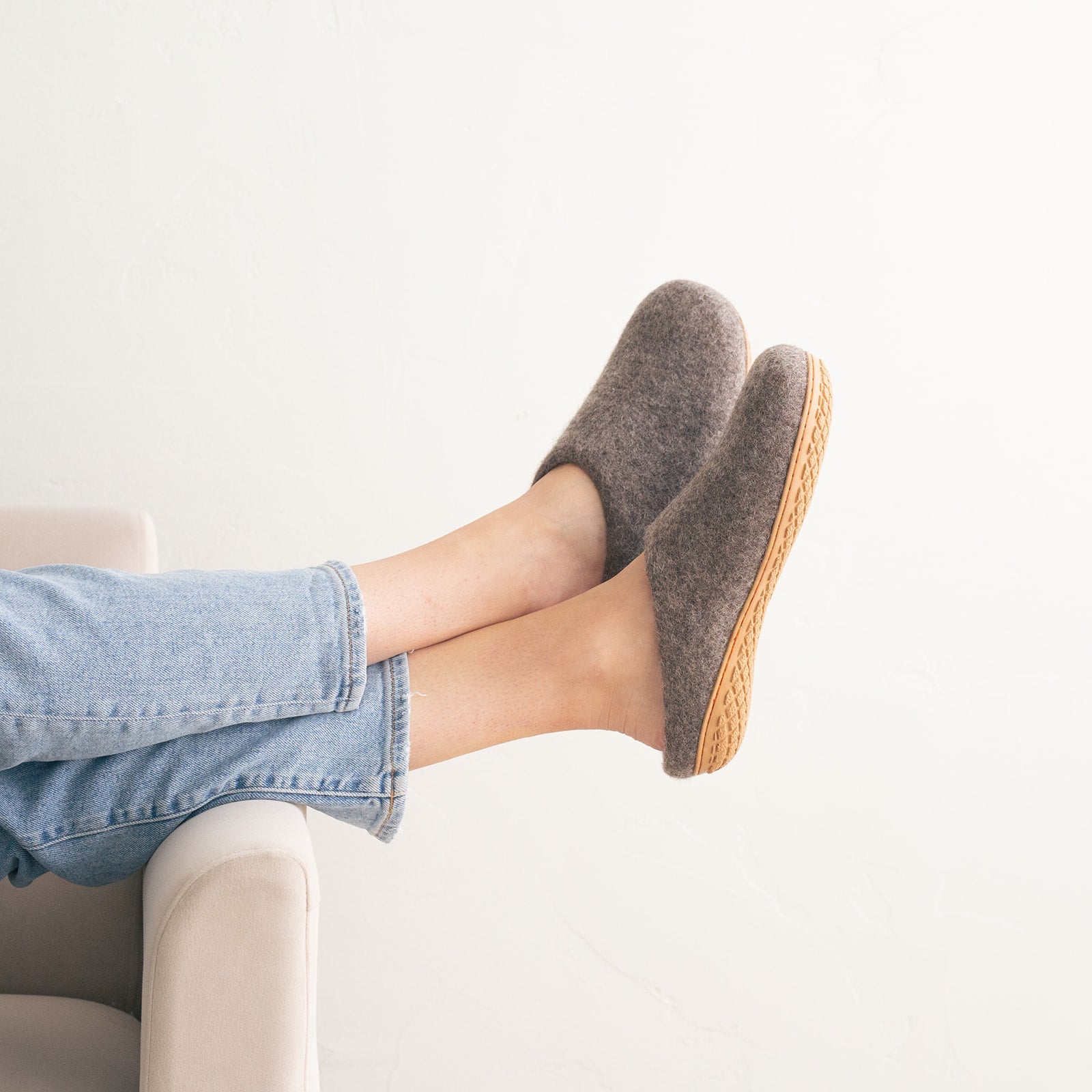 Earth Brown | Luxury Organic Merino Wool Slippers - Southlake Paws