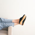 Load image into Gallery viewer, Night Black | Luxury Organic Merino Wool Slippers
