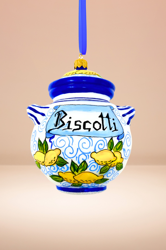 Bruno Cookie Jar Polish Glass Ornament - Southlake Paws