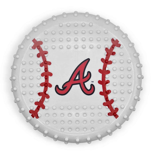 Atlanta Braves Hard Nylon Baseball Chew Toy