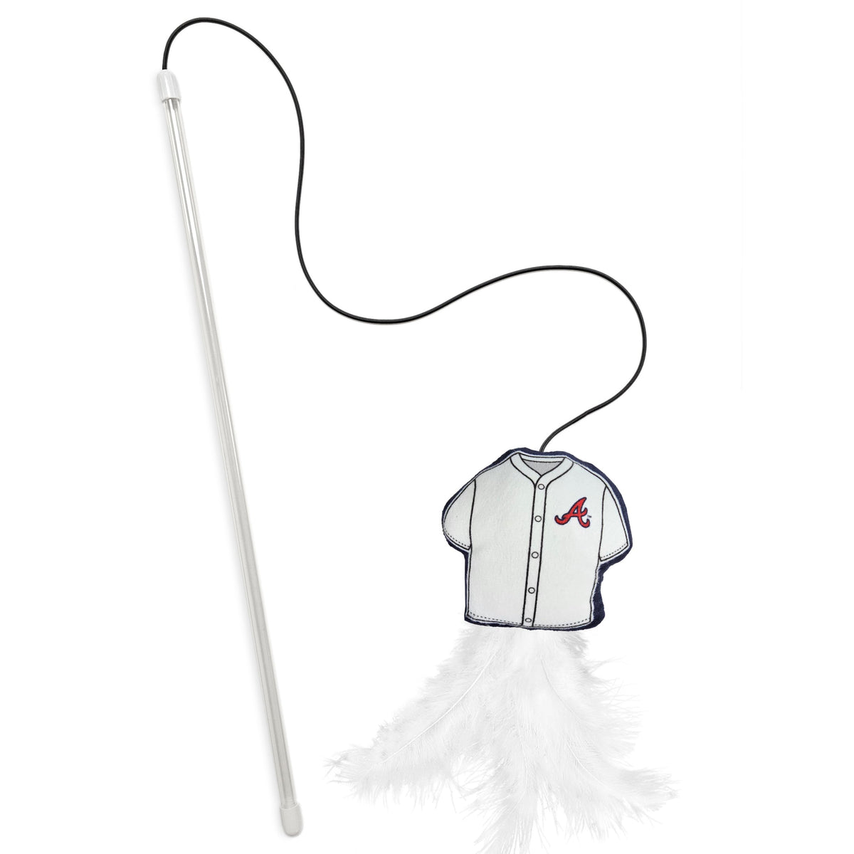 Atlanta Braves Team Jersey Wand With Catnip