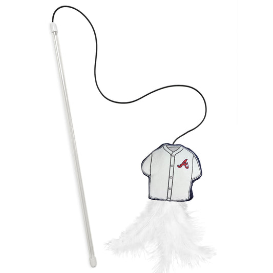 Atlanta Braves Team Jersey Wand With Catnip