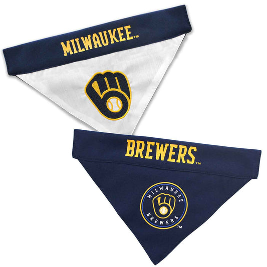 Milwaukee Brewers Reversible Dog Bandana