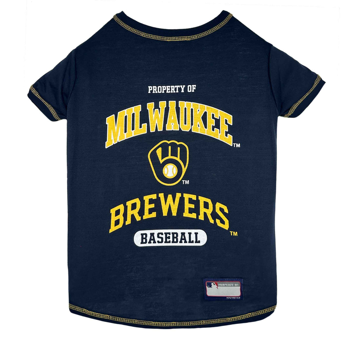 MLB Milwaukee Brewers Dog T-Shirt