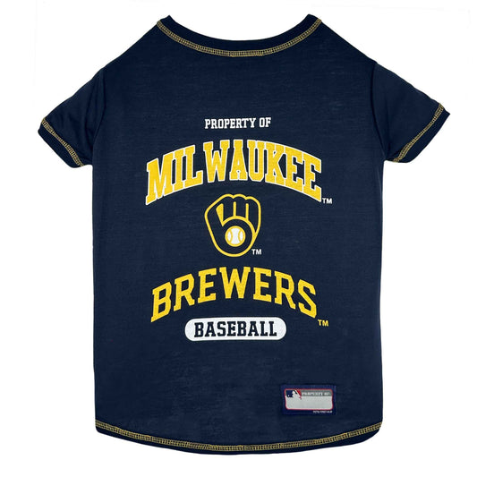 MLB Milwaukee Brewers Dog T-Shirt