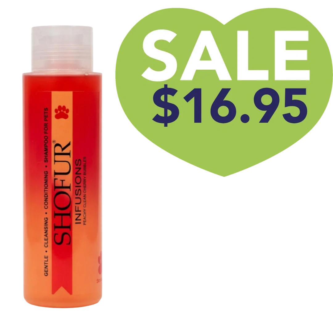 Dog Shofur Infusions All-in-One Shampoo Peachy Clean Cherry Bubbles 18oz by Best Shot