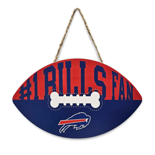 Buffalo Bills Football Shape Sign