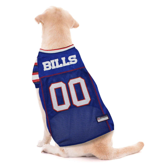 NFL Buffalo Bills Striped Mesh Dog Jersey