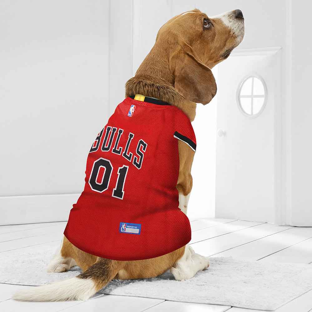 Chicago Bulls NBA Dog Jersey - Official Basketball Pet Fan Apparel