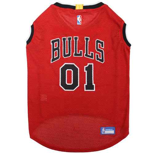 Chicago Bulls NBA Dog Jersey - Official Basketball Pet Fan Apparel