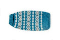 Load image into Gallery viewer, Alpaca Teal Fair Isle Dog Sweater
