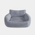 Load image into Gallery viewer, Baby Dog Sofa Collection Faux Fur Ultra - plush Handmade Handmade in the USA Bed - Luxury Dog Bed from Southlake Paws

