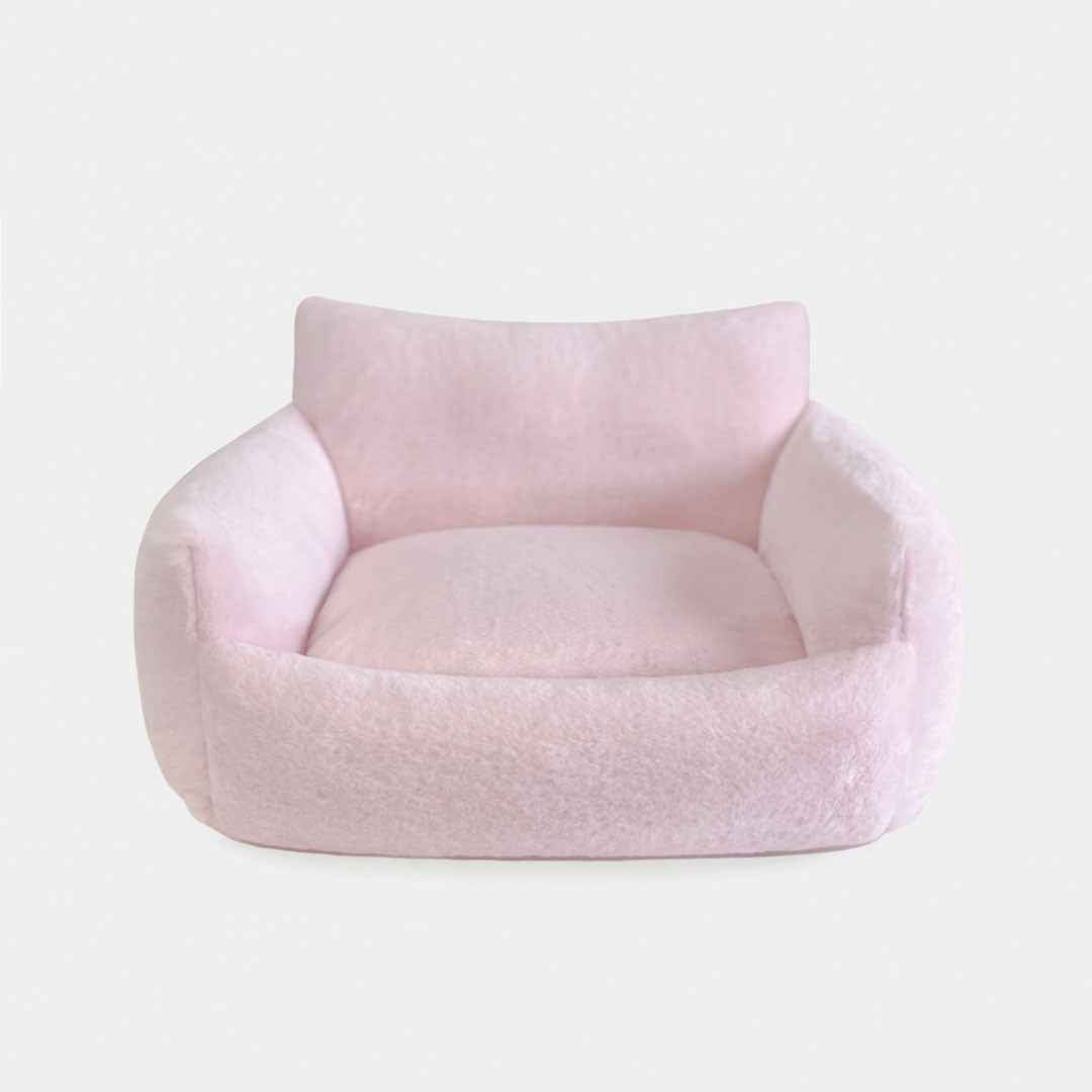 Baby Dog Sofa Collection Faux Fur Ultra - plush Handmade Handmade in the USA Bed - Luxury Dog Bed from Southlake Paws