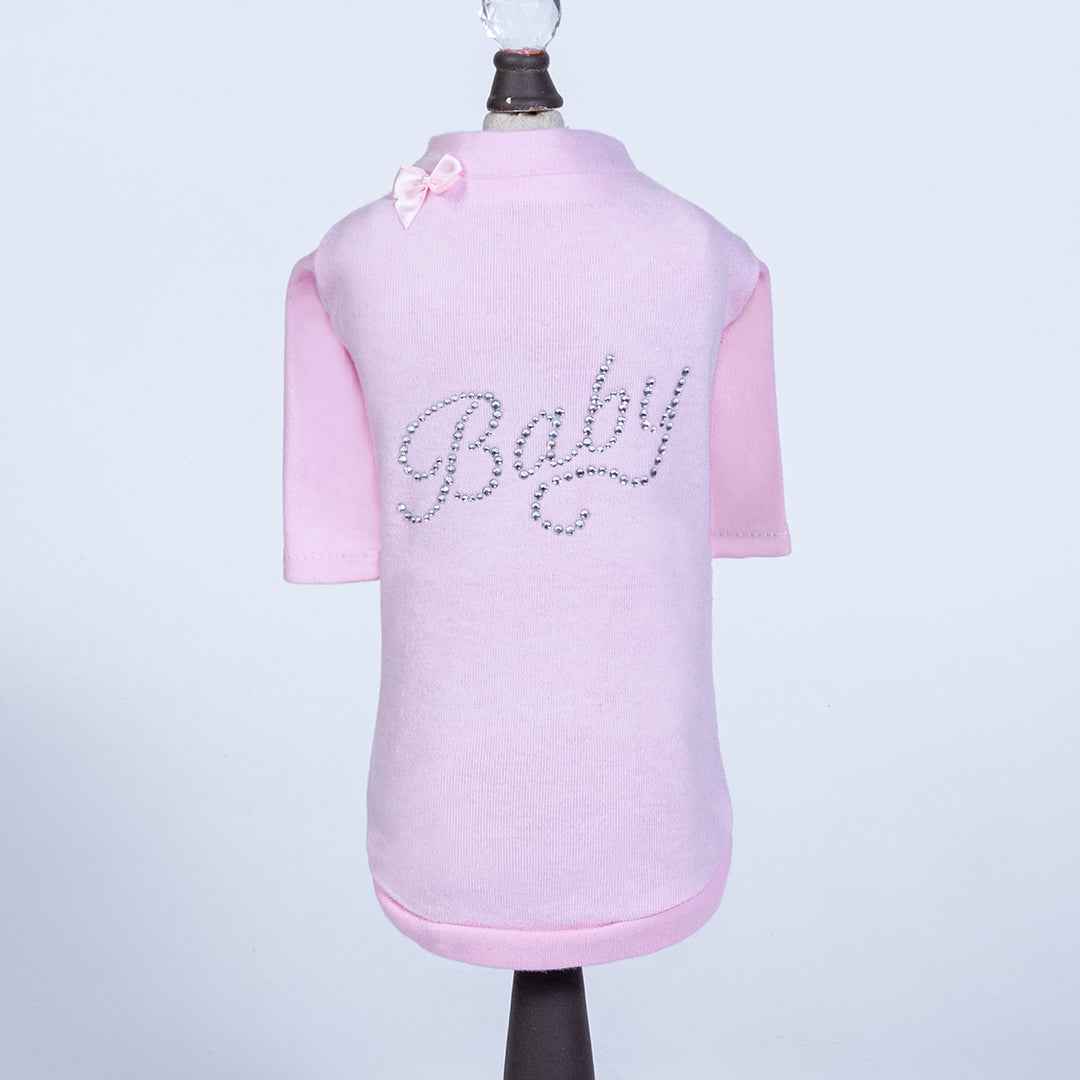 Baby Dog Tee Faux Fur Cotton Handmade Tees - Designer Dog Clothes from Southlake Paws