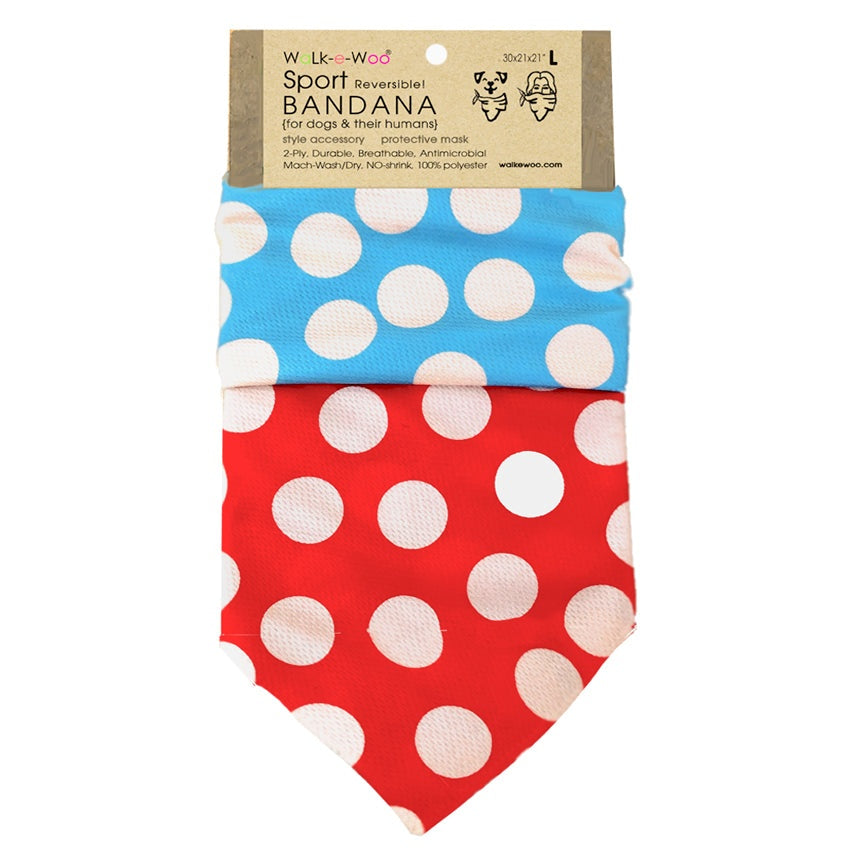 DOT Tan/Red/Turquoise