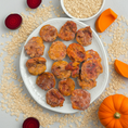 Load image into Gallery viewer, Beet Pumpkin Dog Muffins Organic Beet Dog Treats
