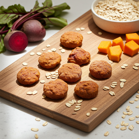 Beet Pumpkin Dog Muffins | Organic Beet Dog Treats
