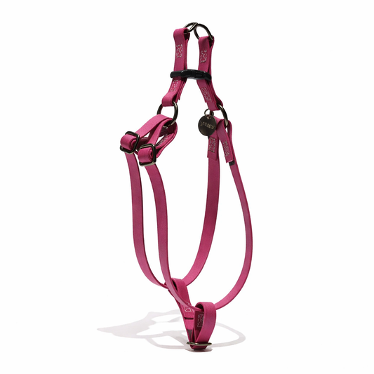 Water Resistant Cat & Dog Harness – Berry with Matte Black Hardware | Durable, Adjustable & All-Weather