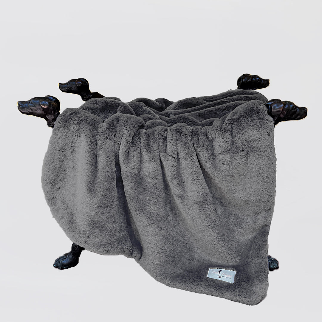 Big Baby Dog Faux Fur Handmade Blanket - Luxury Dog Bed from Southlake Paws