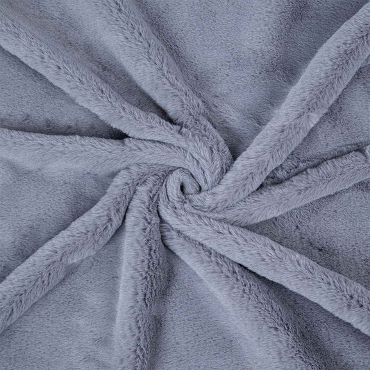 Hello Doggie Big Baby Dog Faux Fur Handmade Blanket