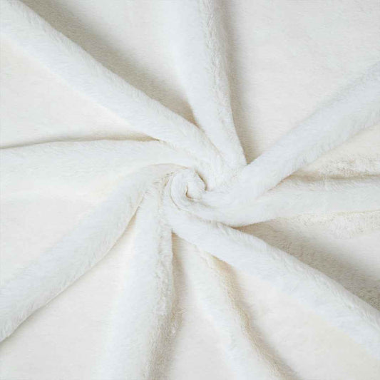 Hello Doggie Big Baby Dog Faux Fur Handmade Blanket