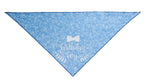 Birthday Boy!  White Stars on Blue Dog Bandana