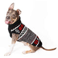 Load image into Gallery viewer, Black Nordic Snowflake Dog Sweater
