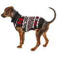 Load image into Gallery viewer, Black Nordic Snowflake Dog Sweater
