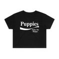 Load image into Gallery viewer, Enjoy Puppies Make Me Happy Crop Top | Gift for Dog Lovers
