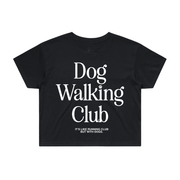 Dog Walking Club Crop Top | Gift for Dog Lovers & Pup Owners