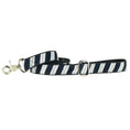 Load image into Gallery viewer, Black, Gray, & White Stripe Spirit Velvet Essential Dog Leash
