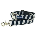 Load image into Gallery viewer, Black, Gray, & White Stripe Spirit Velvet Essential Dog Collar
