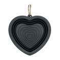 Load image into Gallery viewer, Onyx Heart Collapsible Bowl
